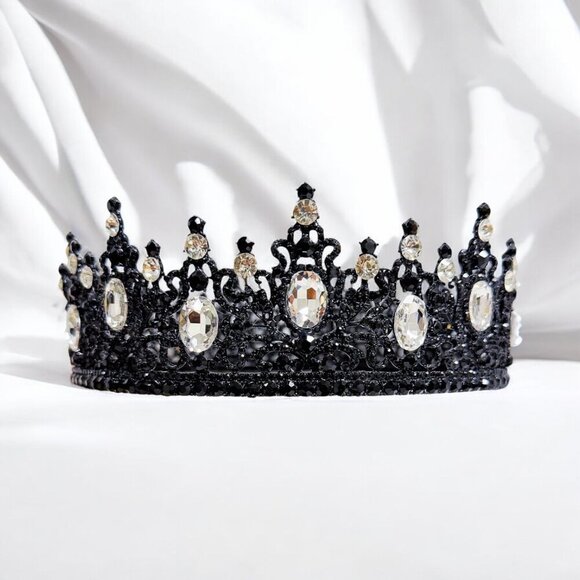 Renaissance Crown, Vintage Stone Crown, Halloween Costume, Coronation Crown - Picture 9 of 9